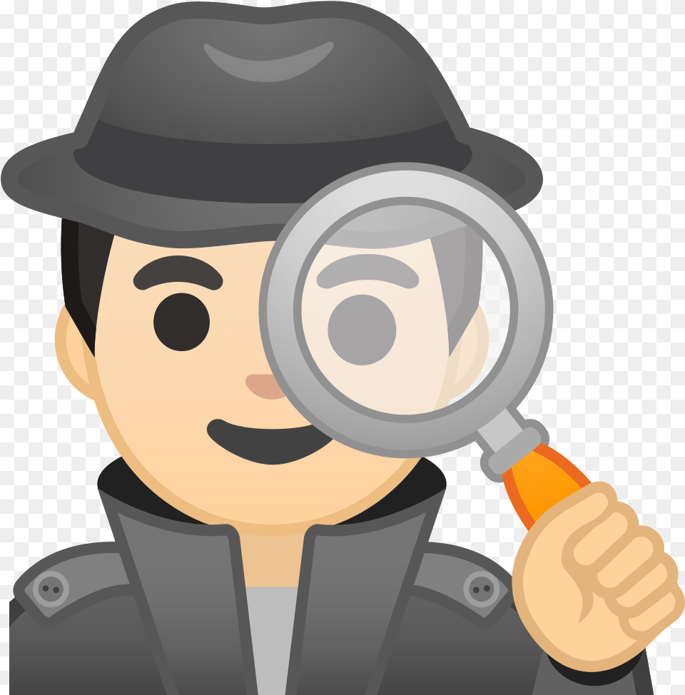 Svg Emoji Investigador, Photography, Magnifying, Baby, Person Free Png Download