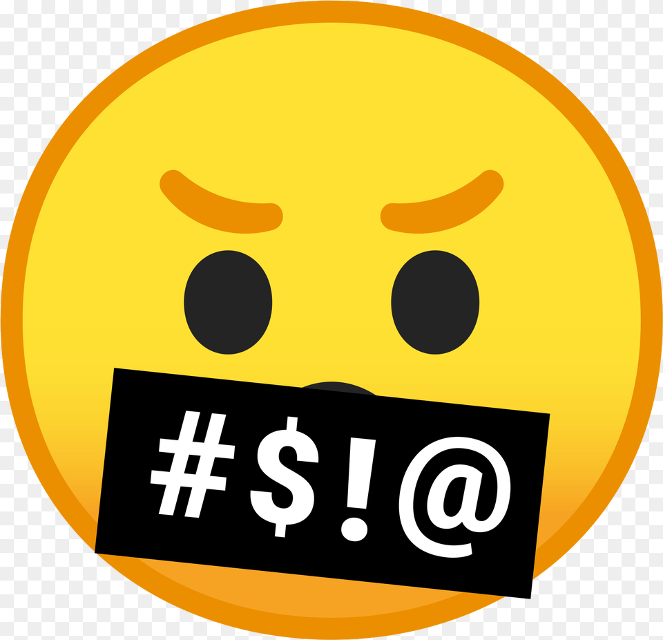 Download Svg Download Emoji With Hand Over Mouth, Logo, Badge, Symbol, Disk Png Image
