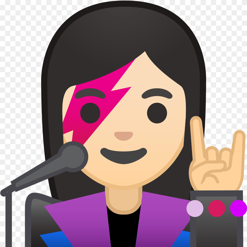Svg Icon Singer, Person, Electrical Device, People, Microphone Free Png Download