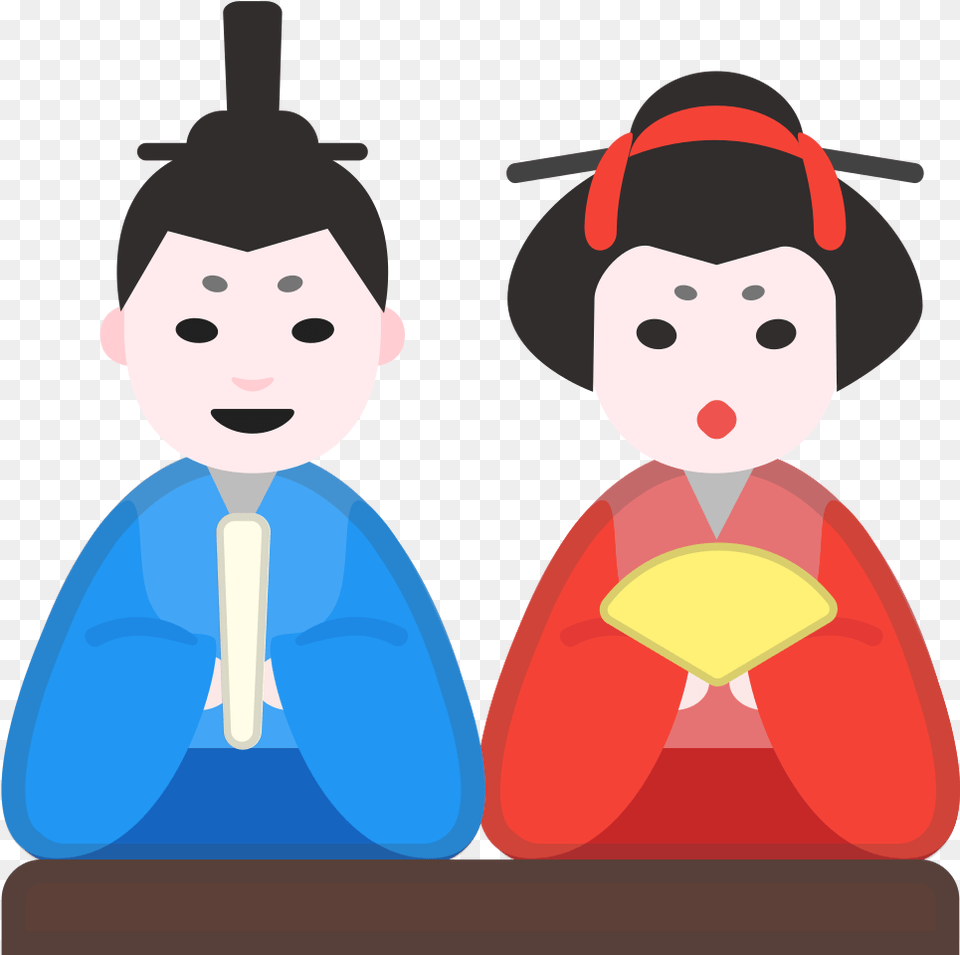 Download Svg Download Japanese Dolls Emoji Hd, Baby, Person, Face, Head Png