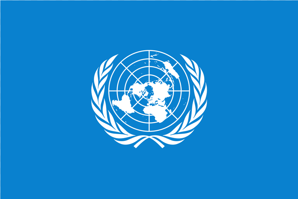 Svg United Nations Logo Blue Background, Symbol Free Png Download