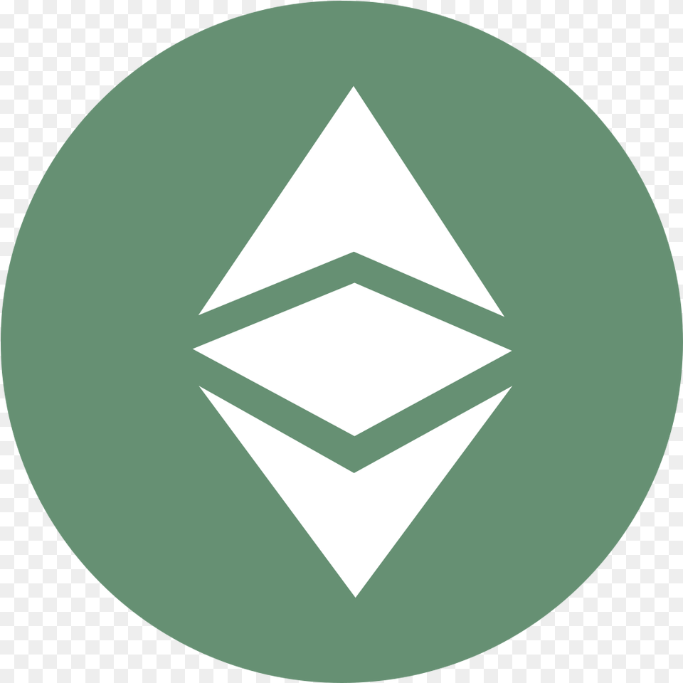 Download Svg Ethereum And Ethereum Classic, Triangle, Logo Png