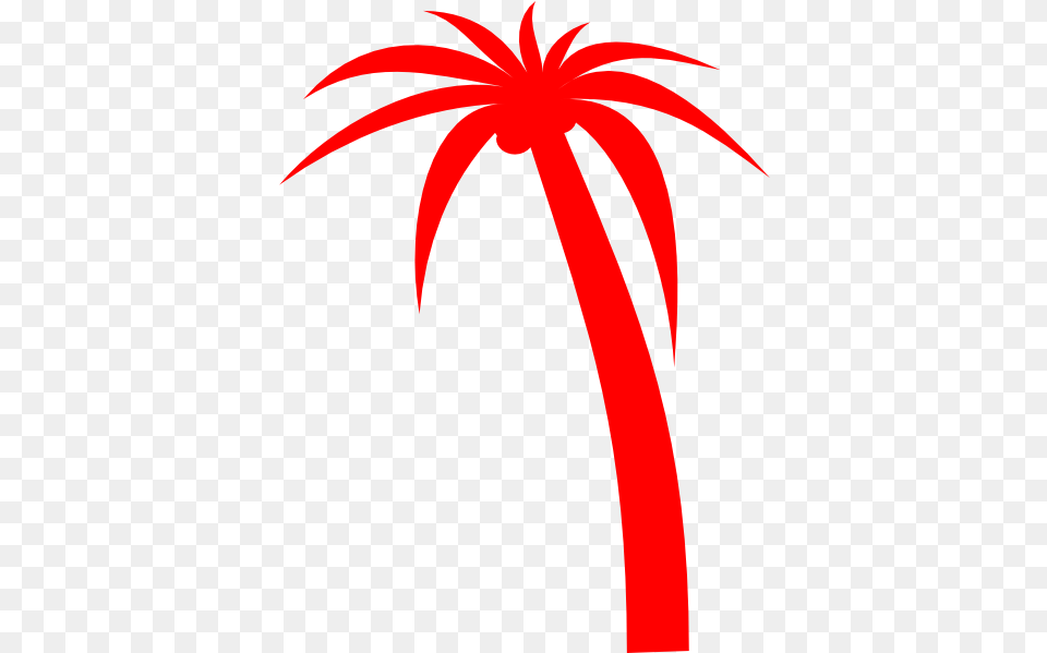 Download Svg Free Red Clip Art Red Red Palm Tree Vector, Flower, Plant Png