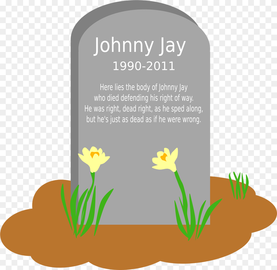 Download Svg Freeuse Stock Grave With Flowers Clipart Transparent Grave, Tomb, Gravestone, Daffodil, Flower Free Png
