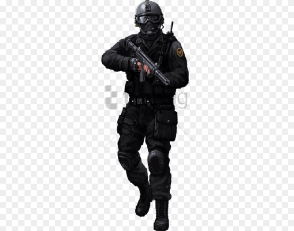 Download Swat Approaching With Fun Images Swat, Armor, Swat Team, Person, Military Free Png