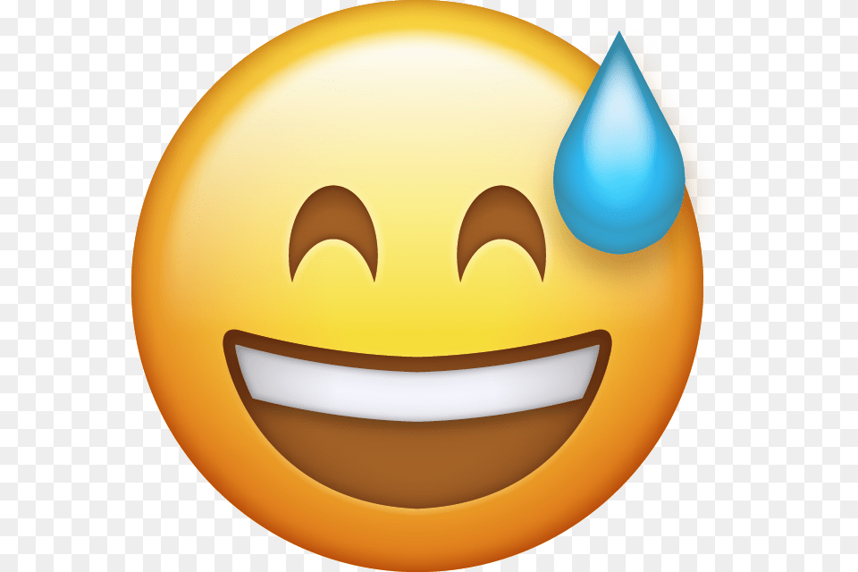 Sweat Emoji Icon Pawis Emoji Bday Emoji, Clothing, Hardhat, Helmet Free Png Download