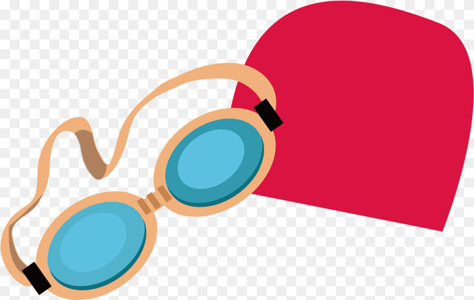 Download Swim And Cap Goggles Glasses Swimming Clipart Gorra De Natacion, Accessories, Clothing, Hat, Swimwear Free Png