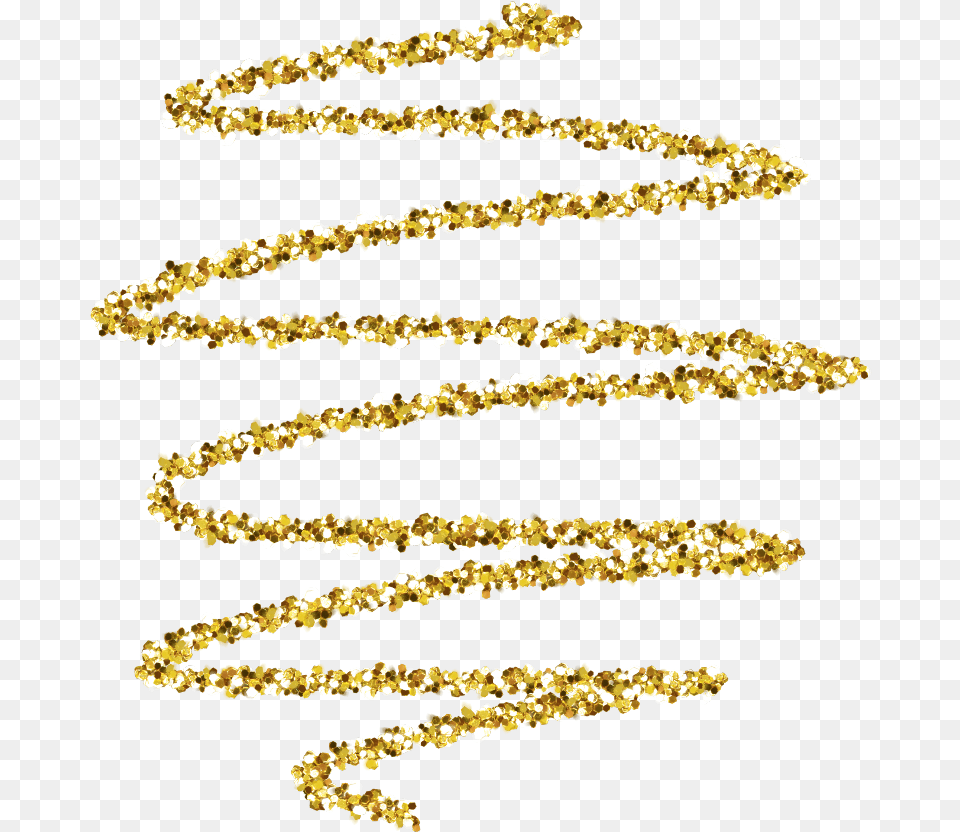 Download Swirl Gold Glitter Useit Gold Glitter Swirl, Accessories, Jewelry, Necklace, Ornament Free Png