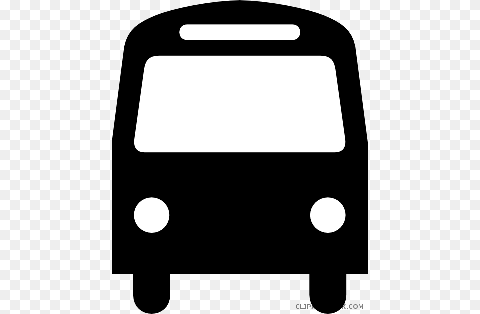 Symbol Bus Clipart Bus Symbol Clip Art Bus Black, Astronomy, Moon, Nature, Night Free Png Download