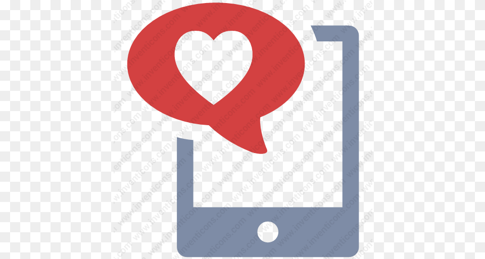 Tablet Heart Vector Icon Inventicons Smart Device Free Png Download