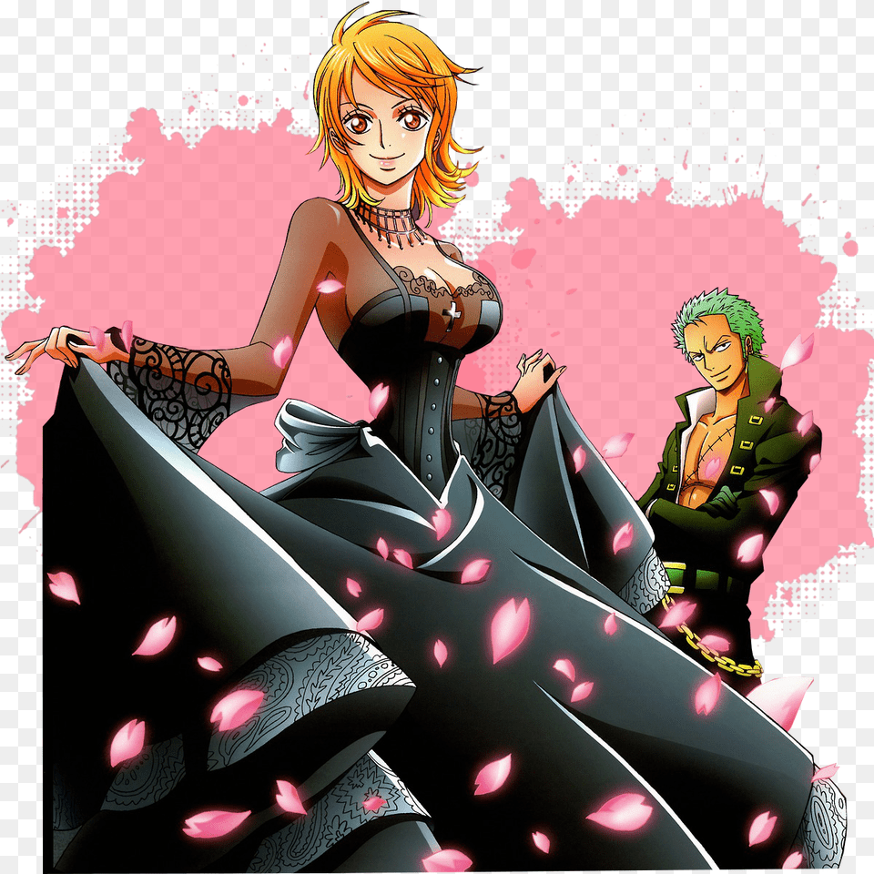 Download Tags Nami One Piece, Adult, Publication, Person, Female Free Png