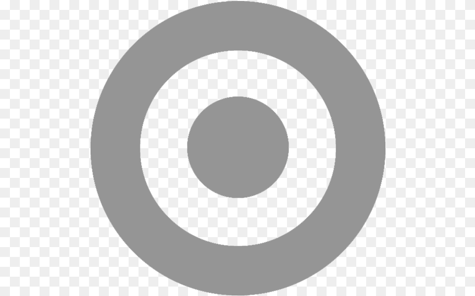 Download Target Logo Circle Full Size Image Pngkit Icon Grey Circle, Disk, Spiral Free Transparent Png