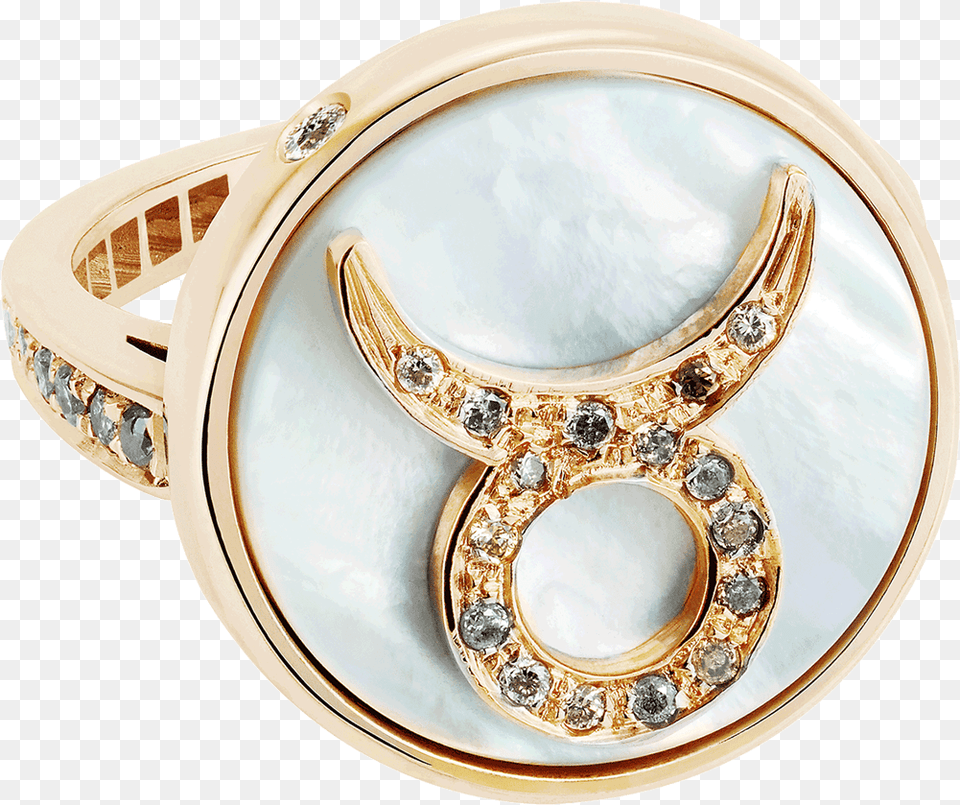 Taurus Gold Ring Full Size Image Pngkit Ring, Accessories, Jewelry, Diamond, Gemstone Free Png Download