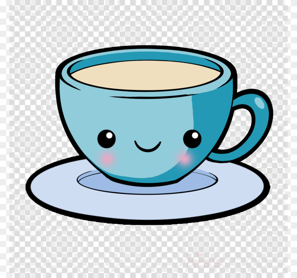 Download Tea Cartoon Clipart Bubble Tea Coffee Cartoon Tea Cup, Saucer, Beverage, Coffee Cup, Face Png