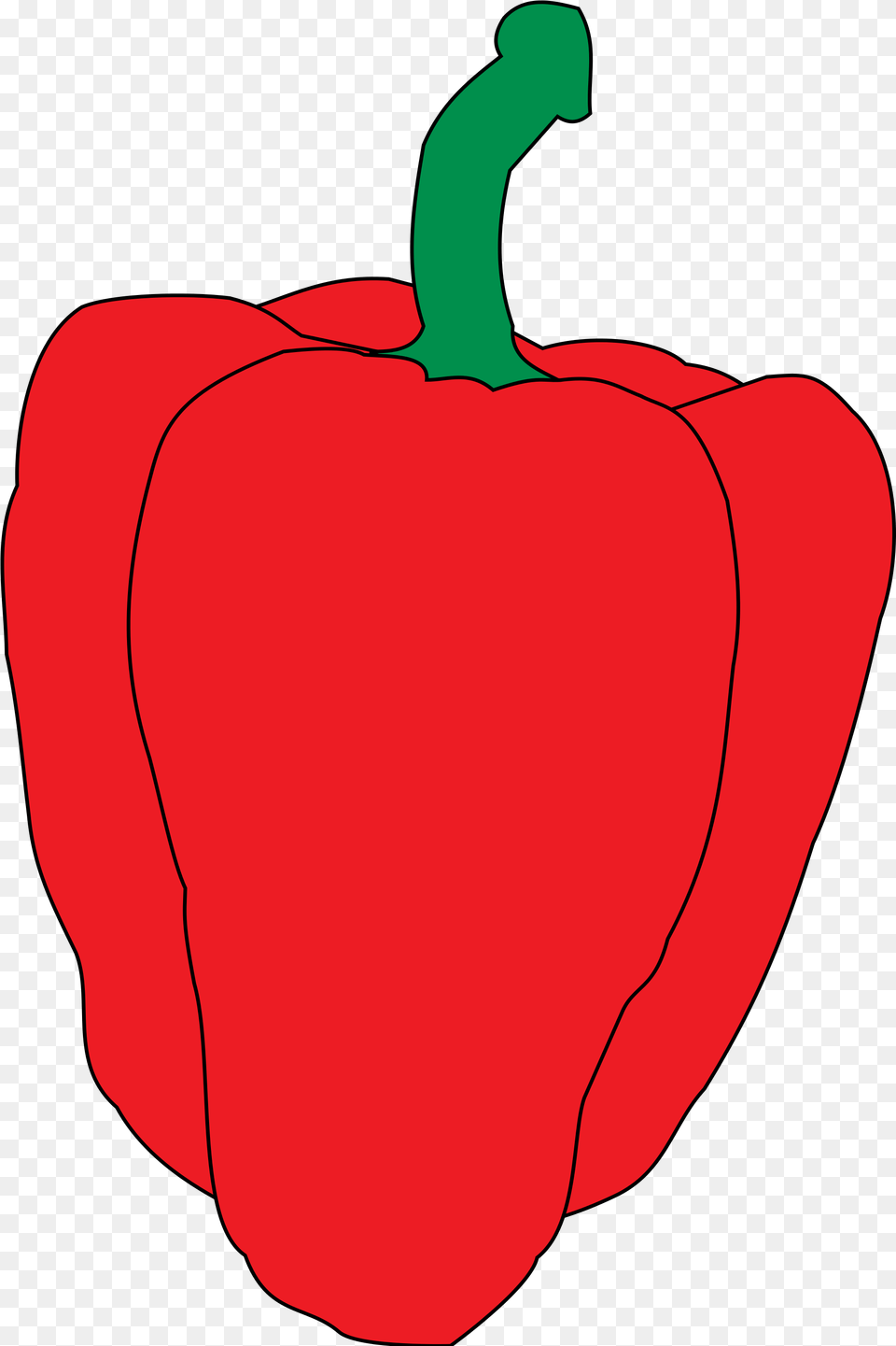 Download Teacher Apple Clipart 9 Buy Clip Art Chile Chile Morron Vectores, Bell Pepper, Food, Pepper, Plant Png