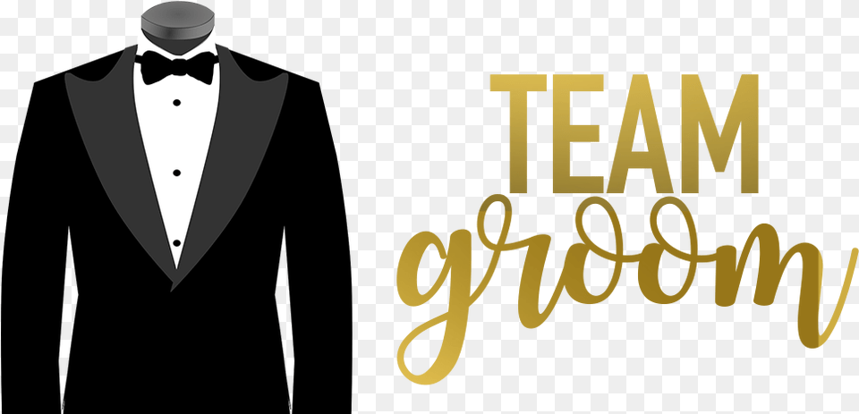 Team Groom Team Groom Gold Full Size Team Groom, Accessories, Clothing, Formal Wear, Suit Free Png Download