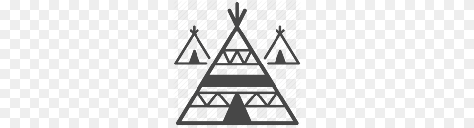 Download Teepee Fire Clipart Tipi Campfire Clip Art, Triangle Free Png