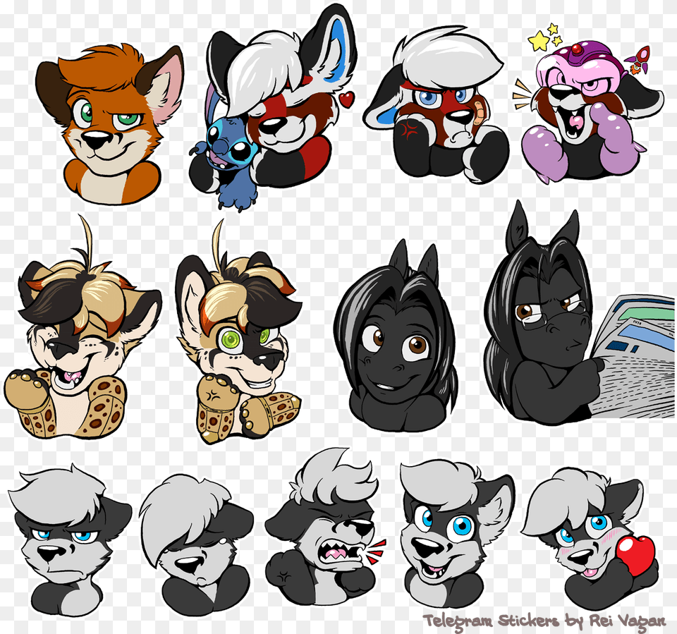 Download Telegram Sticker Packs Telegram Dragon Sticker Pack Stickers Telegram Download, Book, Comics, Publication, Baby Free Transparent Png