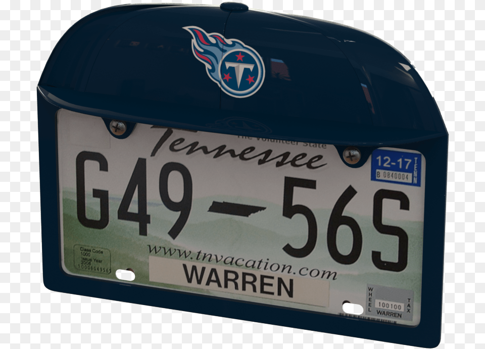 Download Tennessee Titans Baseball Cap Frame Tennessee Number, License Plate, Transportation, Vehicle, Car Free Transparent Png