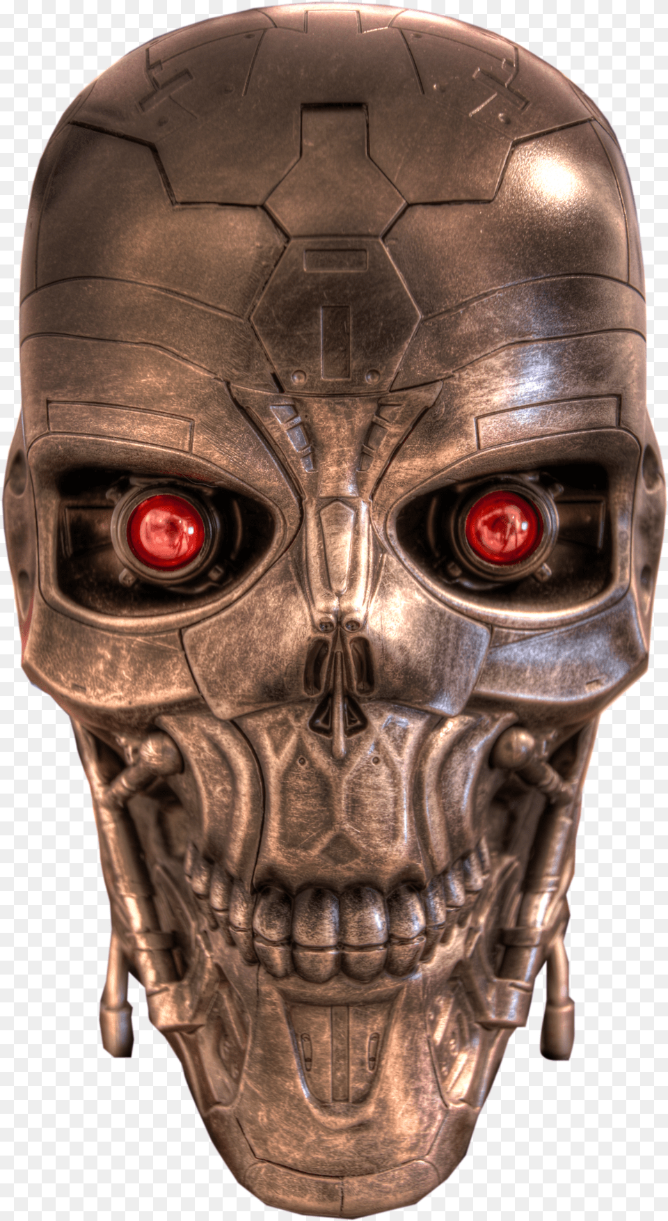 Download Terminator Skull Image For Robot Head Bg, Helmet, Alien, Mask Free Png