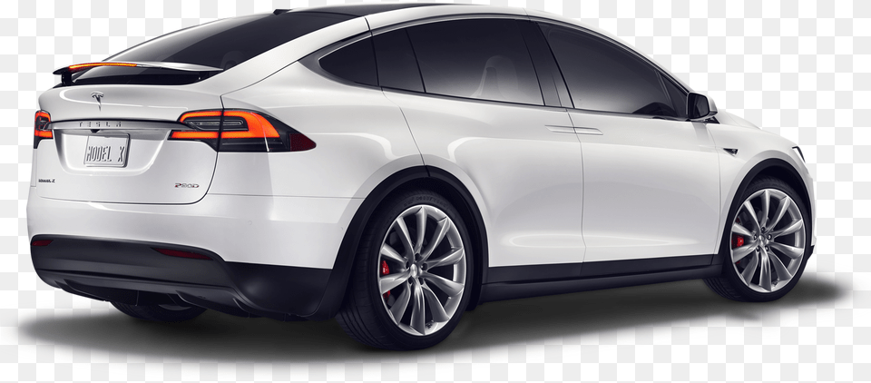 Tesla Model X From Side Image For Car With Doors That Lift Up, Vehicle, Transportation, Sedan, Wheel Free Png Download