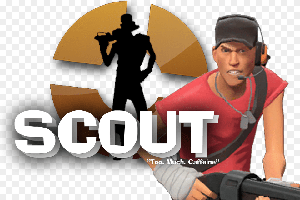 Download Tf2 Scout Team Fortress 2 Scout Logo, Weapon, Firearm, Photography, Vest Png