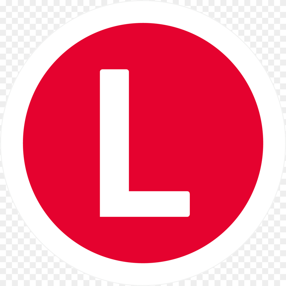Download Tfnsw L Image With No Sydney Light Rail Logo, Sign, Symbol, Text, Road Sign Free Transparent Png