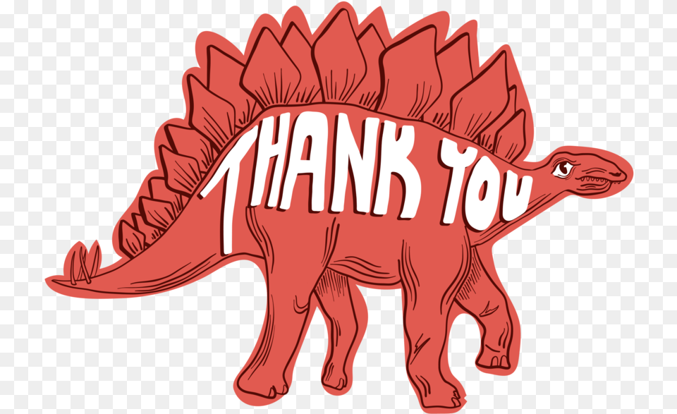 Thanks Dino With No Illustration, Animal, Dinosaur, Reptile Free Png Download