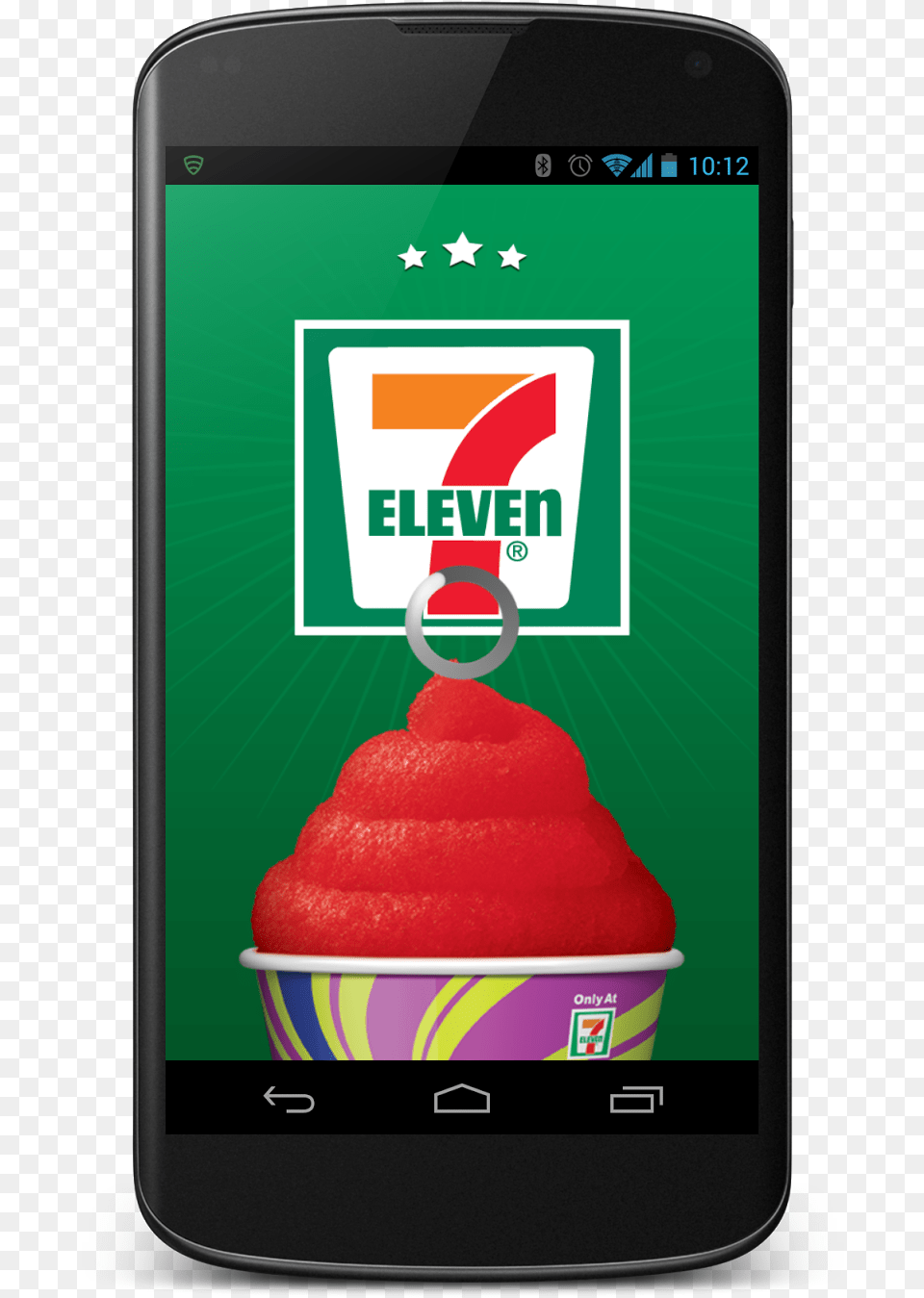 Download The 7 Eleven Mobile App To Get Your Freebies 7 Eleven Mobile Ad, Electronics, Mobile Phone, Phone, Cream Free Png