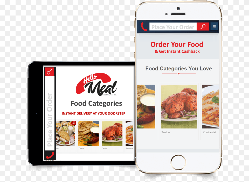 Download The App Now Smartphone, Food, Lunch, Meal, Electronics Free Png