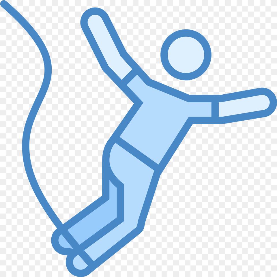 Download The Bungee Jumping Icon Is A With Person Falling, Clothing, Glove, Gas Pump, Machine Png Image
