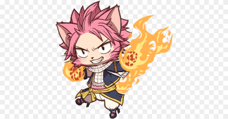 Download The Fairyu0027s Tales Cat Busters X Fairy Tail Dragon Cat Busters Fairy Tail, Book, Comics, Publication, Baby Png Image