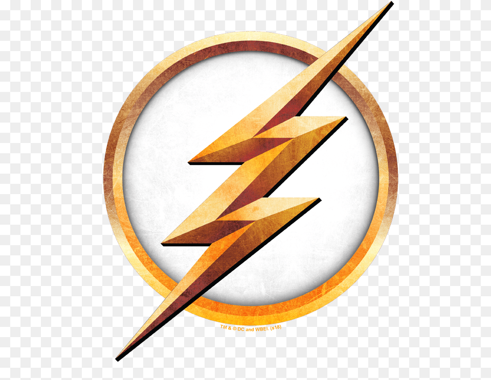 Download The Flash Season 4 Logo Mens Bipad Tarini Chandi Bari, Gold Png