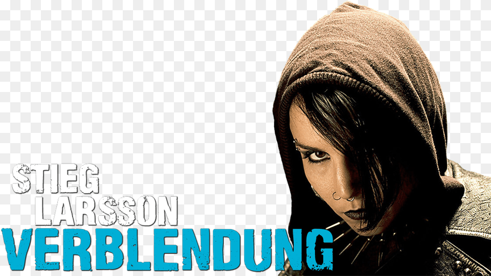 Download The Girl With Dragon Tattoo Girl With Girl With The Dragon Tattoo, Hoodie, Clothing, Sweatshirt, Sweater Png Image