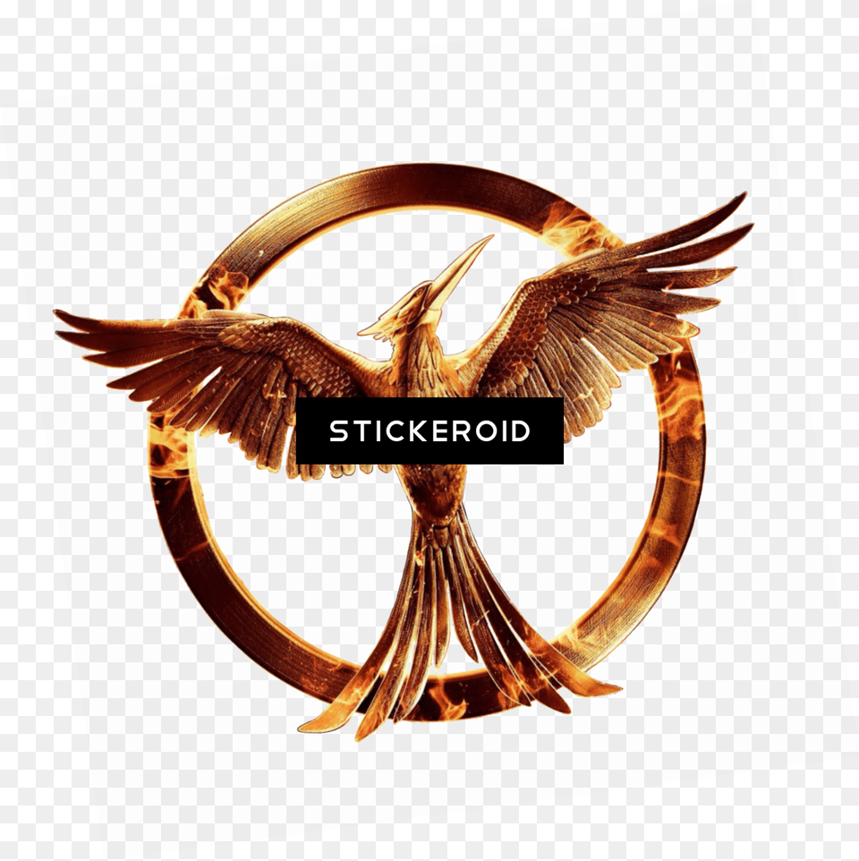 Download The Hunger Games Mockingbird Logo Hunger Games Mockingjay, Animal, Bird, Emblem, Symbol Png Image