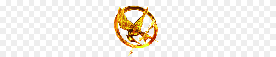 Download The Hunger Games Photo Images And Clipart, Emblem, Symbol, Gold, Logo Png Image