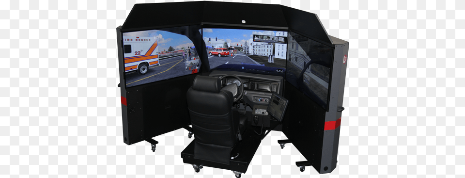 Download The L 3 Patrolsim Police Car Driving Simulator Can Van, Transportation, Vehicle, Person, Cushion Free Transparent Png