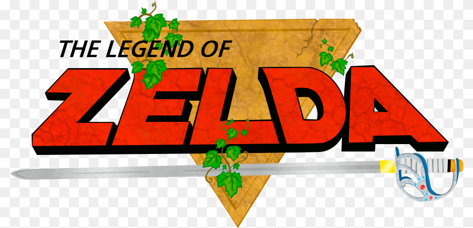 Download The Legend Of Zelda Logo Photos For Designing Legend Of Zelda, Sword, Weapon, Leaf, Plant Free Transparent Png