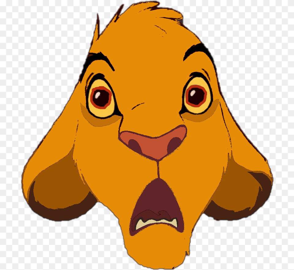 Download The Lion King Clipart Hq Image Simba Lion King Face, Person, Cartoon Free Png