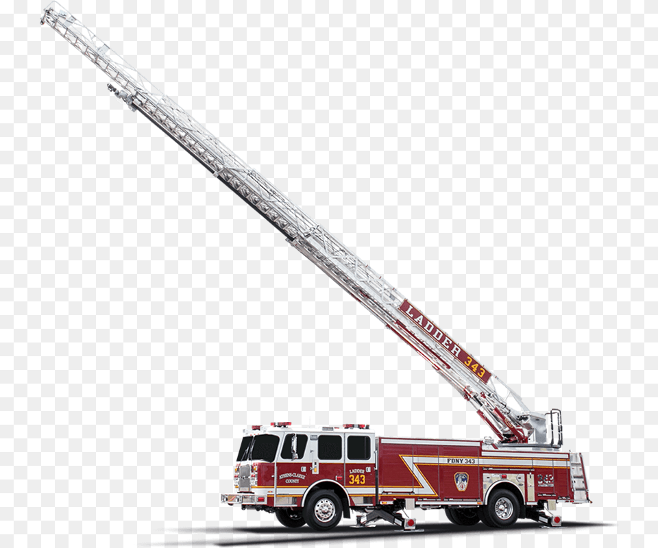 Download The Metro Fire Truck Ladder With No Ladder Of Fire Truck, Transportation, Vehicle, Machine, Wheel Png Image
