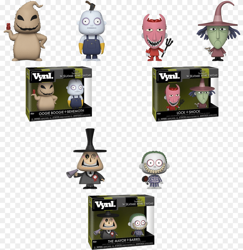 The Nightmare Before Christmas Funko Vynl Complete Nightmare Before An Christmas Toys, Baby, Person, Adult, Face Free Png Download
