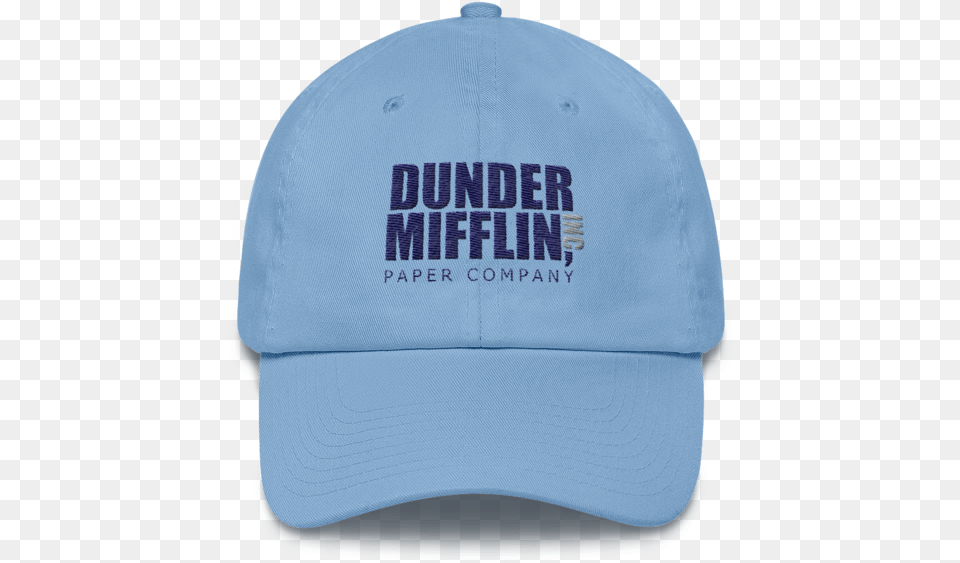 Download The Office Dunder Mifflin Cotton Cap Dunder Baseball Cap, Baseball Cap, Clothing, Hat, Hardhat Png Image