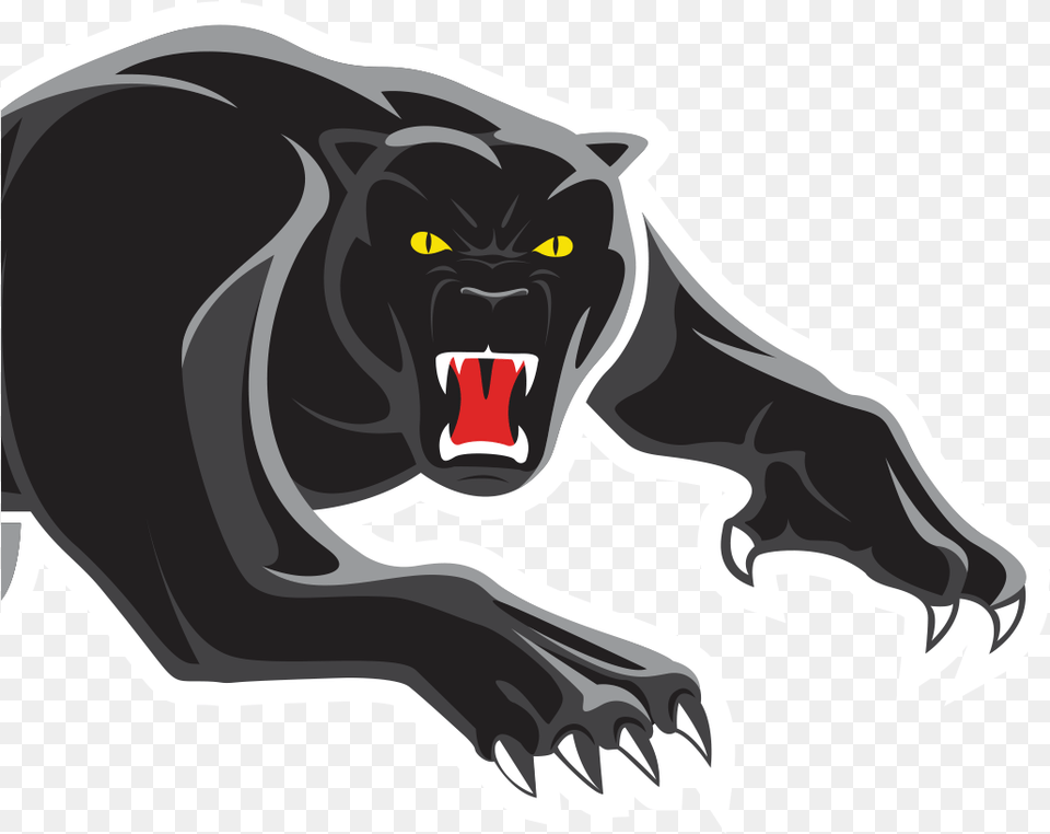 Download The Panthers Panthers Logo Rugby League Penrith Panthers Logo Vector, Electronics, Hardware, Animal, Mammal Free Png