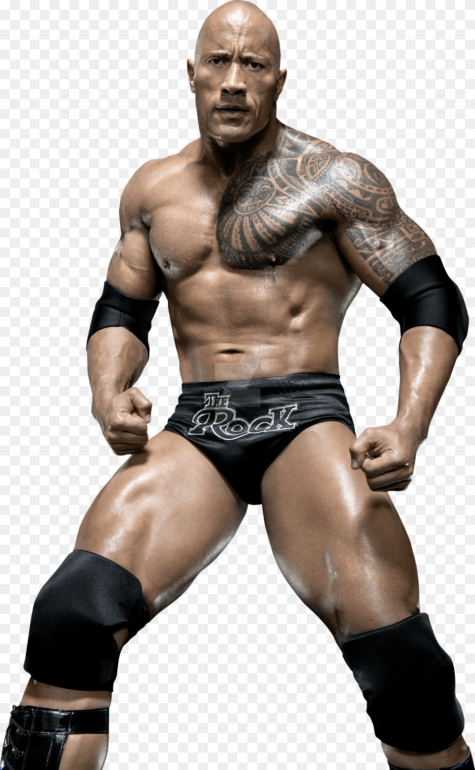The Rock Full Hd The Rock, Tattoo, Skin, Person, Man Free Png Download
