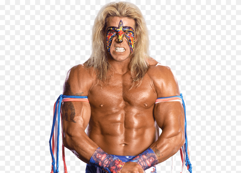 Download The Ultimate Warrior Transparent Wwe Ultimate Warrior, Adult, Female, Person, Skin Free Png