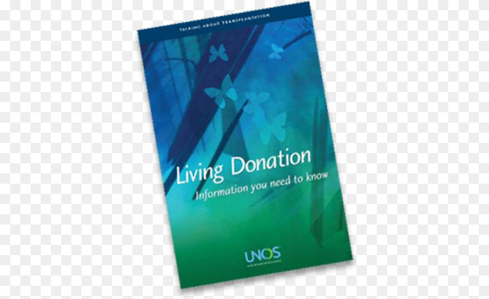 The Unos Living Donation Brochure Flyer, Book, Publication, Novel Free Png Download
