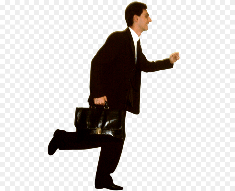 The Value Of Lawyers Person Running Away People Running Away, Bag, Adult, Man, Male Free Png Download