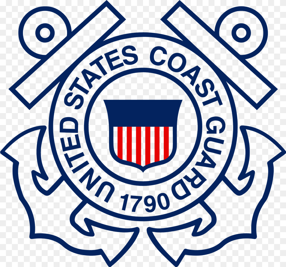 Download The Vector Logo Packet Here United States Coast Guard Logo, Emblem, Symbol, Badge Free Transparent Png