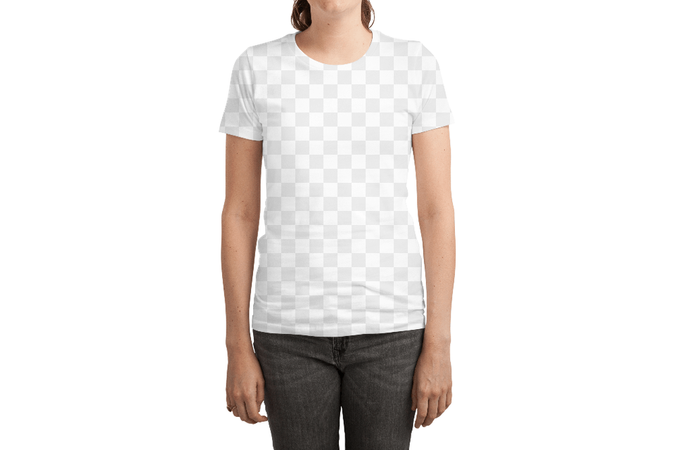 Download The Womens Tee Image Blank T Shirt Color, Clothing, T-shirt, Jeans, Pants Free Png