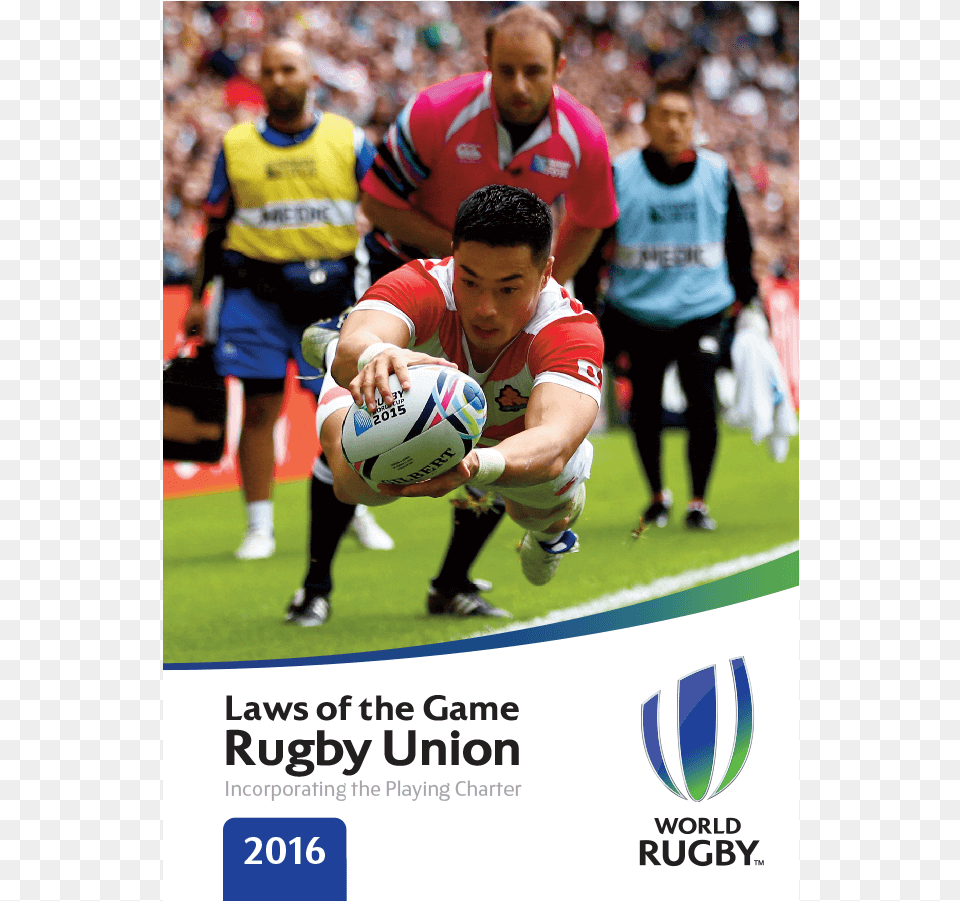 Download The World Rugby 2016 Law Book World Rugby, People, Ball, Sport, Rugby Ball Png